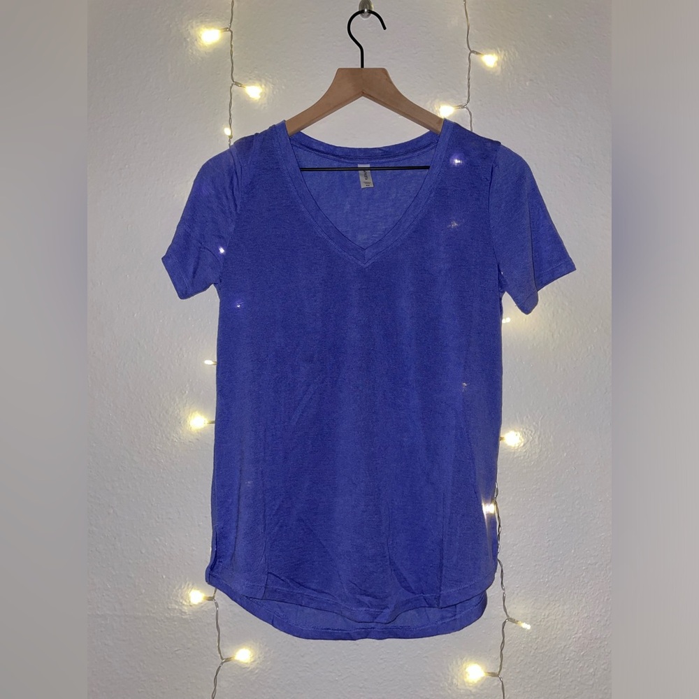 Athleta V-neck Tee | XS | Purple